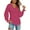 #1 Winered, variant on TEMOFON Womens Tops Long Sleeve Shirts Fall Casual V-neck T-Shirts Loose Puff Long Sleeve Tops Tunic Flowy Blouses Dressy Lightweight Pullover Sweatshirts