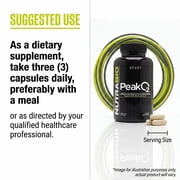 NutraBio PeakO2 Workout Supplement, 180 Capsules - Mushroom Blend Supplement to Help Enhance Athletic Performance and Overall Health, 60 Servings