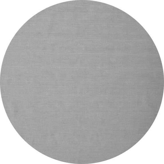 Ahgly Company Indoor Round Abstract Gray Contemporary Area Rugs, 4' Round