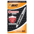 thumbnail image 1 of Bolígrafo BIC PrevaGuard Clic Stic, negro, 1 mm, 60 unidades, 1 of 6