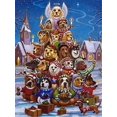 thumbnail image 1 of HOMFUN-Bordado de diamantes completo "Árbol de Navidad", pintura de diamantes, patrones de punto de cruz, diamantes de imitación sin terminar, decoración del hogar, 1 of 4