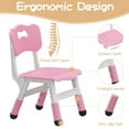 thumbnail image 6 of 2025 New Kids Table and 6 Chairs Set with Storage Box, Height Adjustable Toddler Table and Chair Set for Ages 2-10, Graffiti Desktop, Non-Slip Legs, Children Activity Table for Daycare Classroom Home, 6 of 7