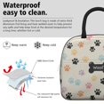thumbnail image 3 of Bone and Dog Paw Print Beige Pattern Insulated Leakproof Lunch Box for Work, Lunch Bag for Women Men, Loncheras Para Mujer for Beach Travel Picnic Camping, 3 of 6