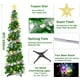 thumbnail image 5 of Árbol de Navidad HMASYO con forma de oropel desplegable, 1,5 m, con 50 luces LED, 5 of 8