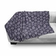 thumbnail image 3 of Paisley Soft Flannel Fleece Throw Blanket, Vintage Floral Eastern Pattern Inspired by Oriental Art, Cozy Plush for Indoor and Outdoor Use, 50" x 70", Eggplant Lavender, by Ambesonne, 3 of 6