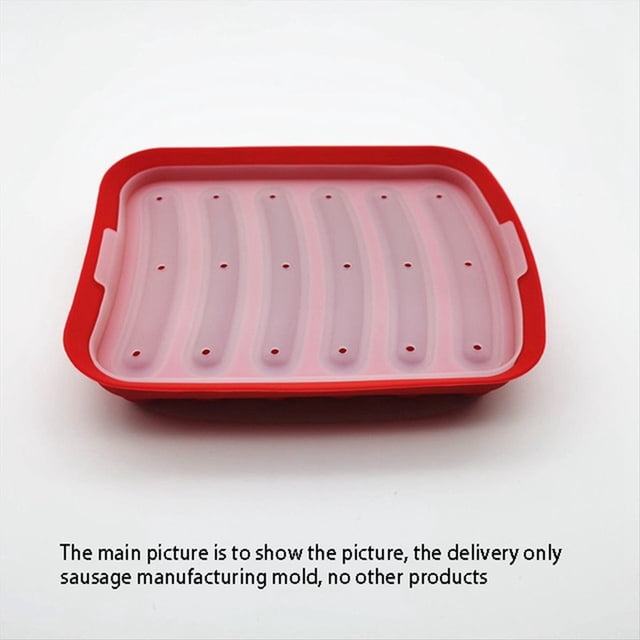 Molde para Hacer Salchichas, Silicona, Molde para Hacer Salchichas y Jamón DIY, Hogar de Cocina, Molde para Herramientas para Hornear