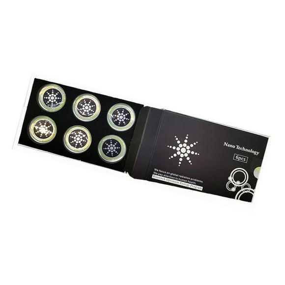 Adhesivo protector antiradiación, protección EMF, pegatinas neutralizadoras de EMF para teléfonos móviles, pegatinas de protección de equipos electrónicos, alta capacidad