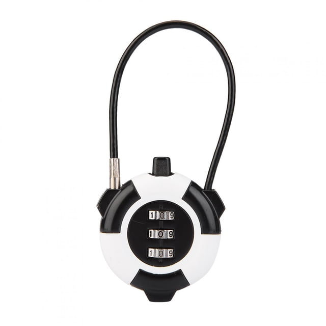 Security Coded Lock,3 Digit Code Combination Code Padlock Baggage Coded Lock Exceptional Reliability