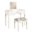 thumbnail image 2 of Riverbay Furniture Ensemble avec Banc Blanc en Blanc, 2 of 10
