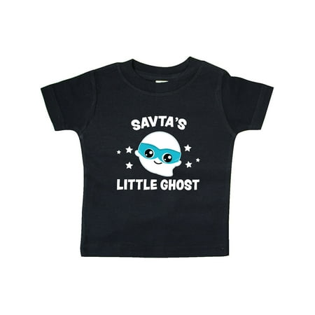

Inktastic Cute Savta s Little Ghost with Stars Gift Baby Boy or Baby Girl T-Shirt