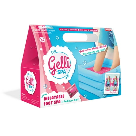 Zimpli Kids Gelli Spa Inflatable Foot Spa & Pedicure (Best Pedicure Spa Kit)
