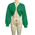 thumbnail image 4 of Women's Cropped Zip-Up Hooded Active Jacket - Lightweight Breathable Gym & Casual Wear, 4 of 6