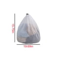 thumbnail image 3 of HSQJHJF Large Laundry Bag, Mesh Laundry Bags With Drawstring, Wash Bag For Delicates, Garment Laundry Mesh Bag For Family, College Dorm, Apartment, 3 of 5