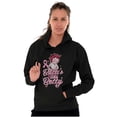 thumbnail image 3 of Breast Cancer Battle Like Betty Boop Women Plus Size Hoodie Brisco Brands 2X, 3 of 4