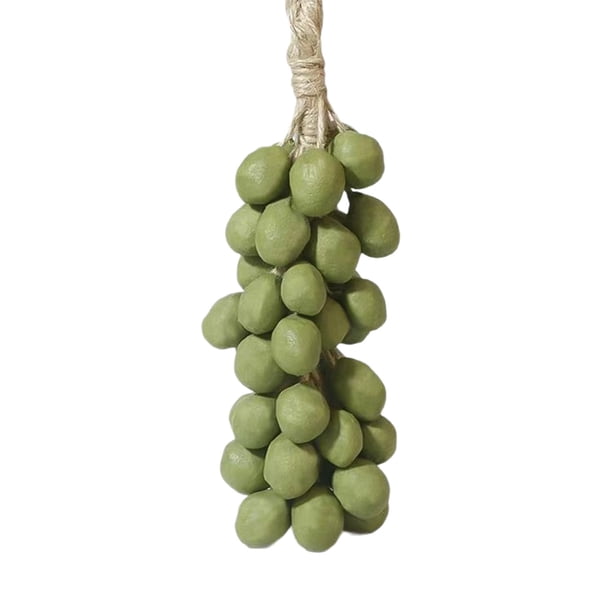 Yhmxh Decoración del baño Jabón de imitación de racimos de uva de Green Tee, hecho a mano, regalo de compañía, lavado facial, adornos de baño, jabón de uvas Gabinete de almacenamiento de baño
