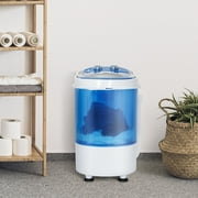 ZENY MINI Portable Single Bucket Wash Machine Washing Drying 2 in 1 Washer(Single, 9lbs)