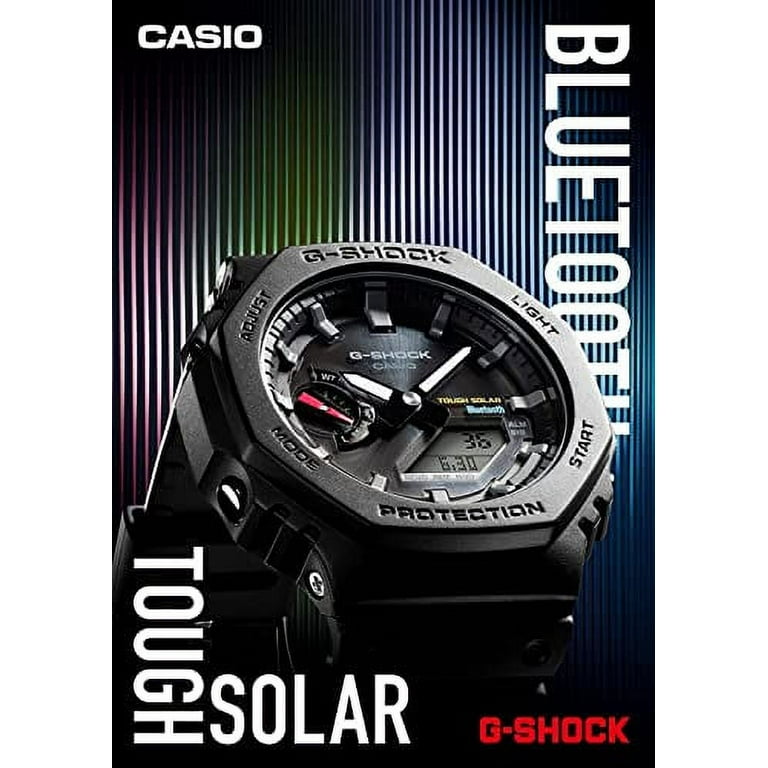 Casio] G-SHOCK Bluetooth Mobile Carbon GA-B2100-1A Digital Black Solar Tough Link Core Guard Structure Analog