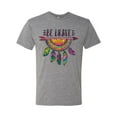 thumbnail image 3 of Colorful Neon Be Brave Dreamcatcher | Dean Russo Art Pop Culture Mens Premium Tri Blend T-Shirt, Premium Heather, Small, 3 of 6