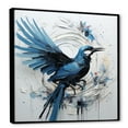 thumbnail image 2 of Designart "Minimalist Avian With White Carnations III" Birds Of Paradise Floater Framed Canvas Art Print, 2 of 5