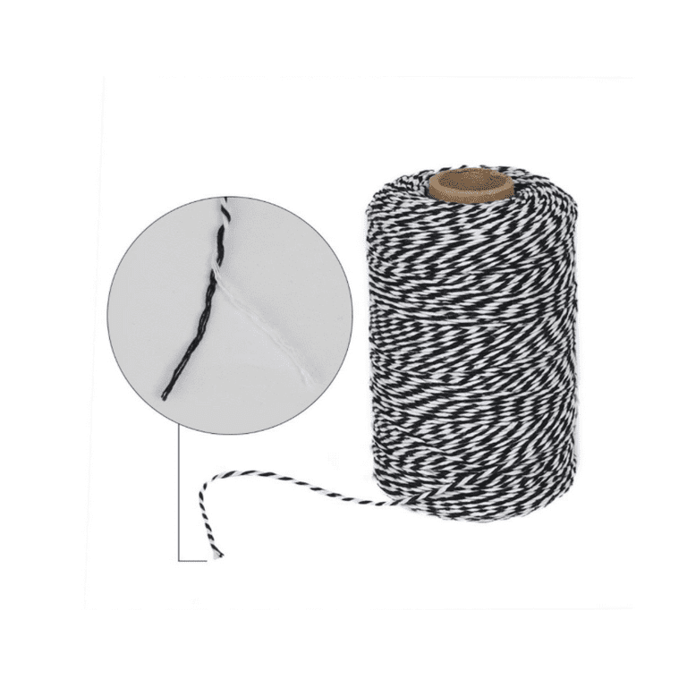 Green Garden Twine for Crafts - Ohtomber 328 Feet 2MM Natural Cotton Twine  String for DIY Crafts Wrapping 
