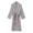 Grey, variant on All Cotton Four Season Lengthened Beehive Bathrobe Bathrobe Nightgown Housewear Couples Hotel