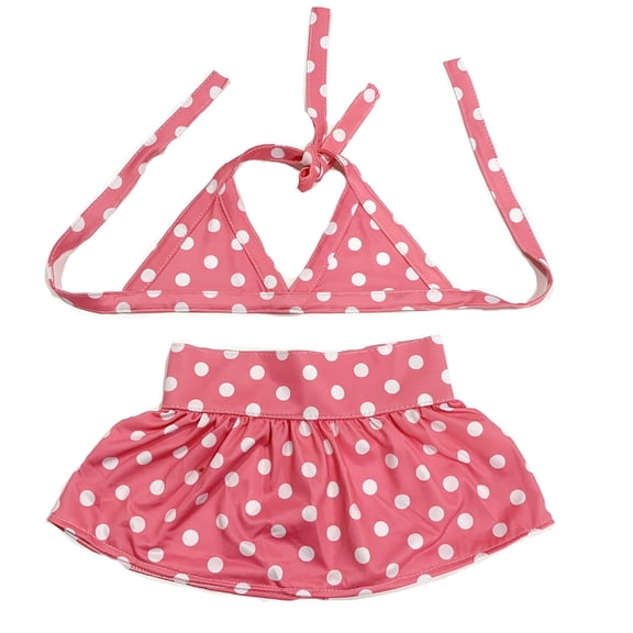 TELOLY Dog Bikini Swimsuit Summer Puppy Bathing Dress Beach Clothes Cat Costume for Puppy Dog Cat S Blue Polka dots
