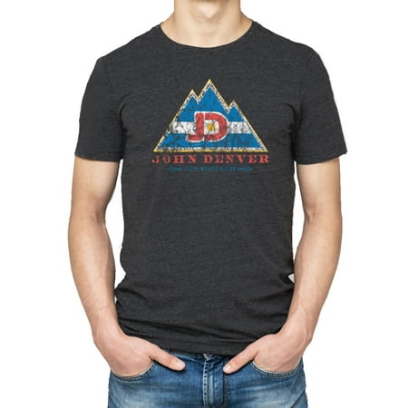 John Denver Men s & Big Men s Short Sleeve Graphic Tee  Music T-Shirts  Sizes S-3X