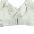 thumbnail image 5 of MOJOGO Women's Maternity Bra Open Front Breastfeeding Nursing Bras Ribbed Comfort Sleep Bra with Support L, 5 of 5