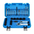 thumbnail image 1 of Juego de Extractor de tornillos y tuercas dañadas, Kit de herramientas de extracción de tornillos y tuercas rotas, Extractor de pernos y tuercas atascadas, 28 Uds., 1 of 8