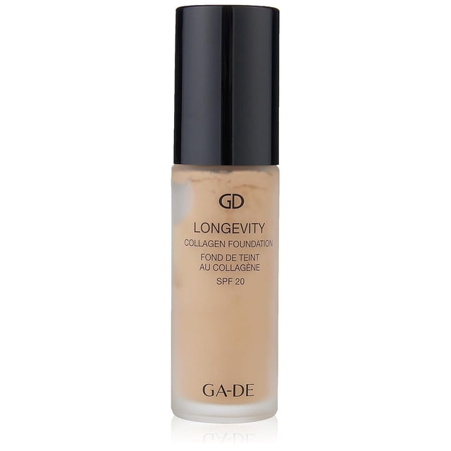 Base de colágeno Longevity SPF 20 - 501 Beige suave de GA-DE para mujeres - Base de 1 oz