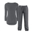 thumbnail image 7 of Piuwrlz Kids Outfits Sets,Girls Fluff Sweatshirt Pants Fashion Set Dark Gray Size 7-8 Years, 7 of 7