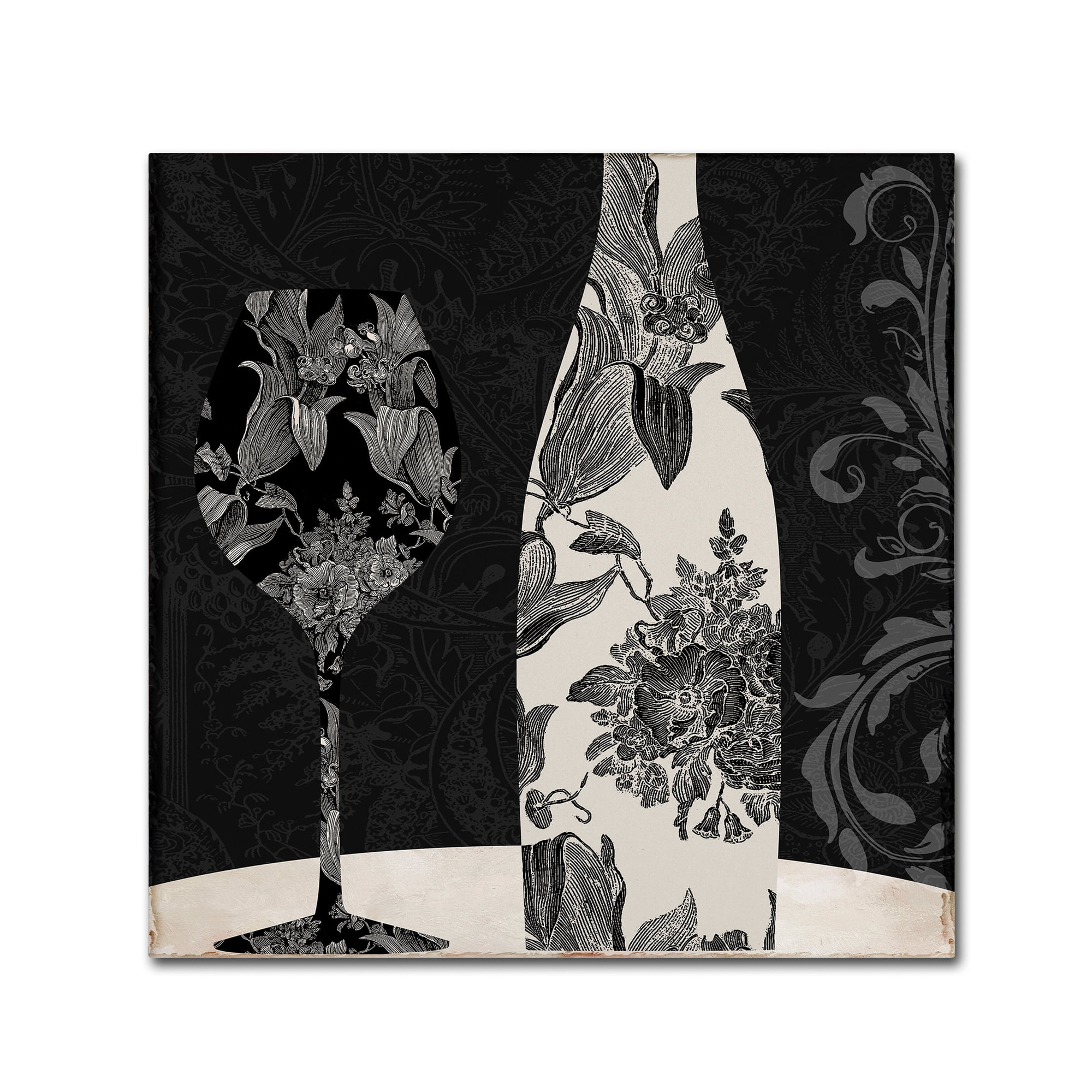 Trademark Fine Art "Vin Elegant I" Canvas Art by Color Bakery
