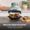 thumbnail image 4 of Ninja Crispi 4-in-1 Glass Air Fryer, 4-Qt & 6-Cup Glass Containers with Lids, 4 Functions, Air Fry, Bake, Portable, Dishwasher Safe, FN101SG Sage, 4 of 36