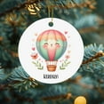 thumbnail image 3 of Hot Air Balloon Christmas 2025 Ornament, Personalized Hot Air Balloon Lover Ornament Gift with Name, Customized Hot Air Balloon Ornament, Hot Air Balloon Xmas Ornament On Holiday Birthday GRhdrv, 3 of 6