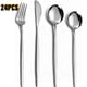 thumbnail image 1 of Juego de Cubiertos Dorados, Servicio de Cucharas y Tenedores para 6 Personas, Accesorios de Cocina, Utensilios, Vajilla, Apto para Lavavajillas,, 1 of 5