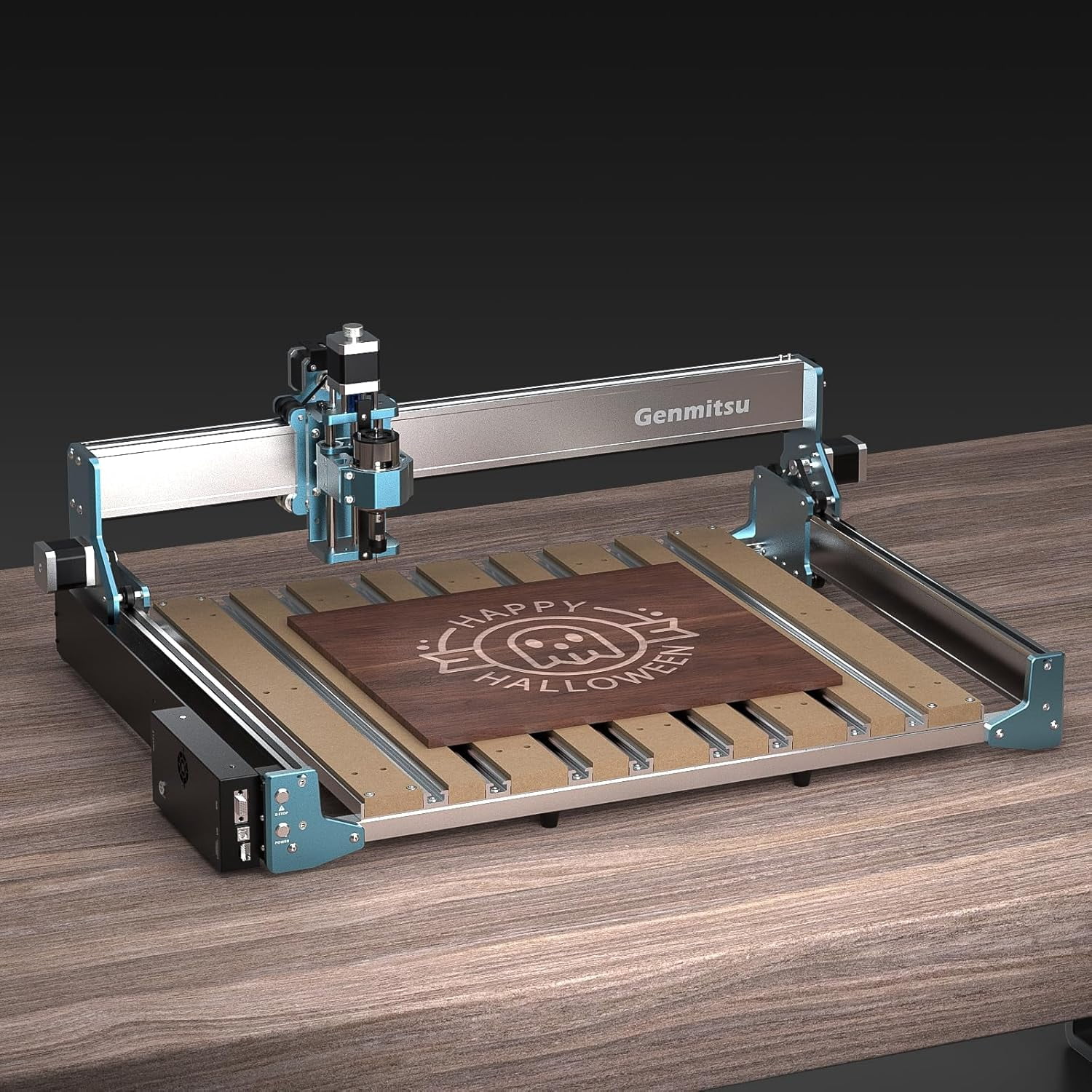 Genmitsu 2040 Aluminum & MDF Hybrid Spoilboard Table for 4040 Reno CNC Router Milling Machine, Expand The Work Area to X-600 x Y-400mm (15.7’’ x 31.5’’)