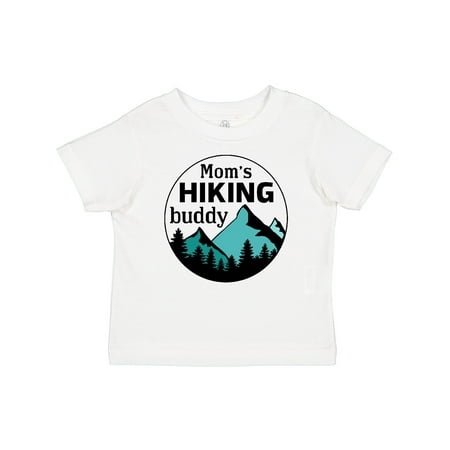 

Inktastic Mom s Hiking Buddy with Mountains and Trees Gift Baby Boy or Baby Girl T-Shirt