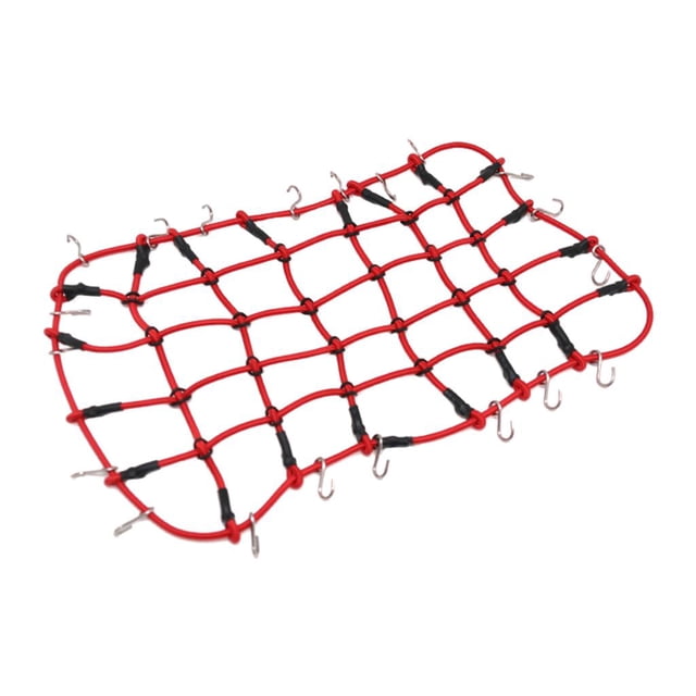 Portaequipajes Elástico de Ca para Portaequipajes Y para 1:10 AXIAL SCX10 D90 rojo1 CUTICAT red elástica para equipaje