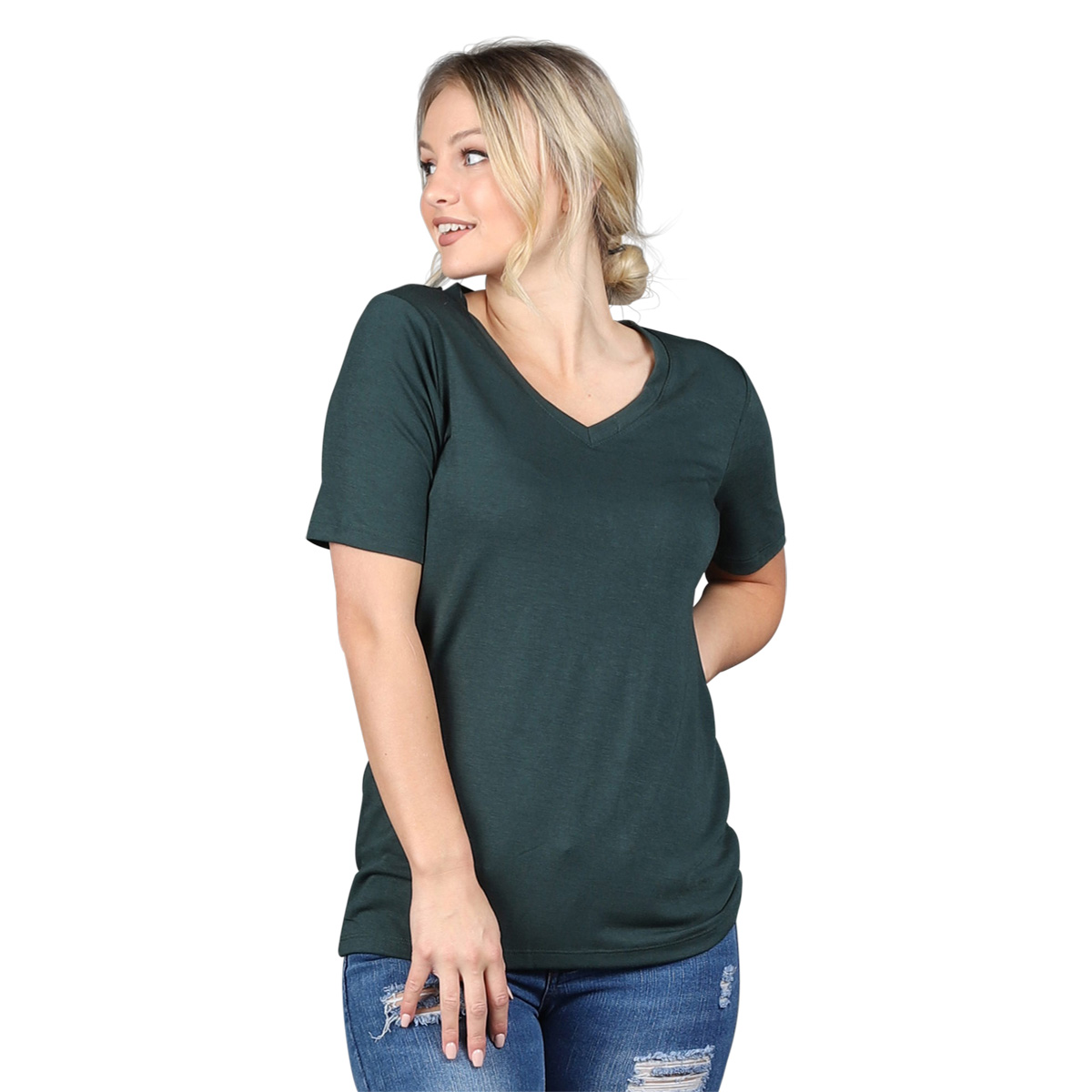 Zenana Outfitters Relaxed Fit VNeck