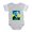 Heather Gray, variant on CafePress - Ukrainian President Zelensk - Cute Infant Baby Football Bodysuit