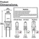 thumbnail image 3 of 12-pack G4 20w 12v 2800k 2-pin halogen bulb for hood, kitchen, living room, bedroom, 3 of 5