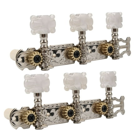 Grover Tuning Keys - Ktaxon New 6pcs Classical Guitar Tuning Pegs Single Machine Heads Tuners Keys String