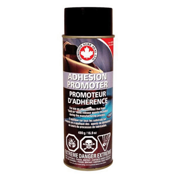 Dominion Sure Seal 420701 Adhesion Promoter, 16.9 oz Aerosol Can, Clear, Liquid, 650 g/L VOC
