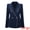 Navy Blue, variant on Women's Double Breasted Blazer Business Suit Jacket S Pink