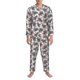 thumbnail image 3 of Balery Turtle Pijama para Hombre de Dos Piezas con Manga Larga, Conjunto de Dormir y Descanso Suave con Bolsillos-Small, 3 of 7