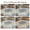 thumbnail image 7 of ODIKA 8'x10' Ultra-Soft Area Rug, Farmhouse Neutral Geometric Lattice Motif Transitional Juniper None Washable, Bare feet friendly, Silk-Touch for Bedroom, Under Sectional, 7 of 7