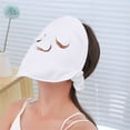 thumbnail image 5 of Mascarilla facial reutilizable, toalla facial, hidratante, rejuvenecedora, mascarilla de belleza, bufanda de vellón coral., 5 of 5