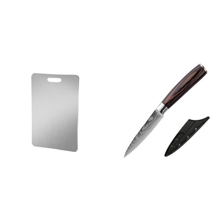 

Zhiui Petrified Fish Knife Stainless Steel And Cutting Board For Home Kitchen Use With Extra Thickness For Rolling Dough And Chopping Vegetables. Fishing Fillet Knife