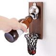 thumbnail image 4 of Ouvre-bouteille Style Basketball, Opération à une Main, Résistant à la Corrosion, Construction Durable, Installation Facile, Mural, Design Unique, Accessoires de Boisson, pour Tout Lieu, 4 of 5