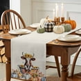 thumbnail image 3 of Cow in Bathtub Table Runner, Autumn Thanksgiving Kitchen Dining Table Decoration for Home Party Decor 13x120 Inches, 3 of 9
